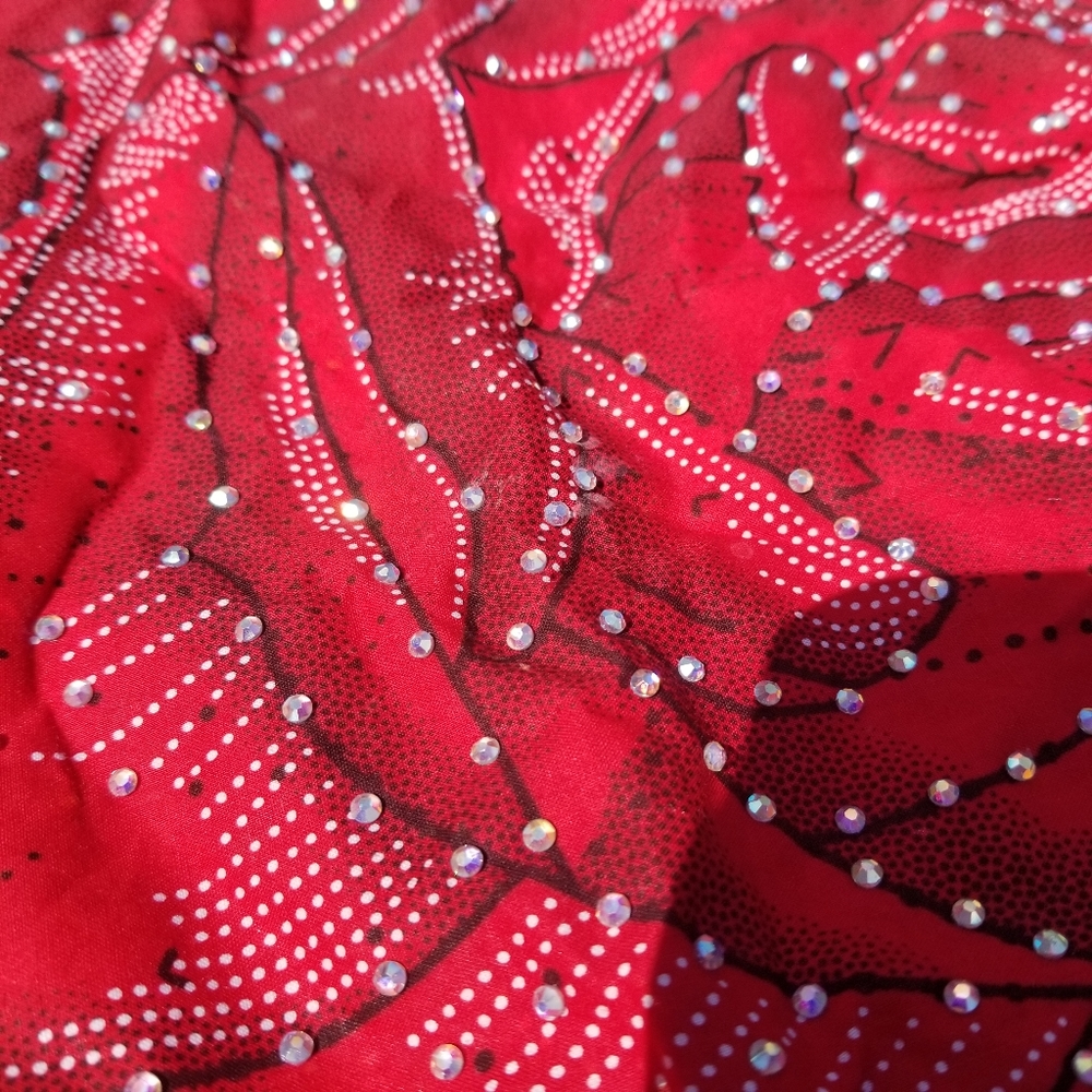HANDMADE African Dress Ruffle Sequined - Picture 2 of 4